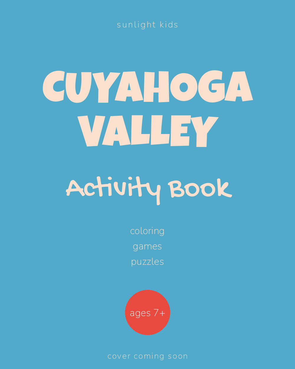 Cuyahoga Valley Activity Book for Kids cover