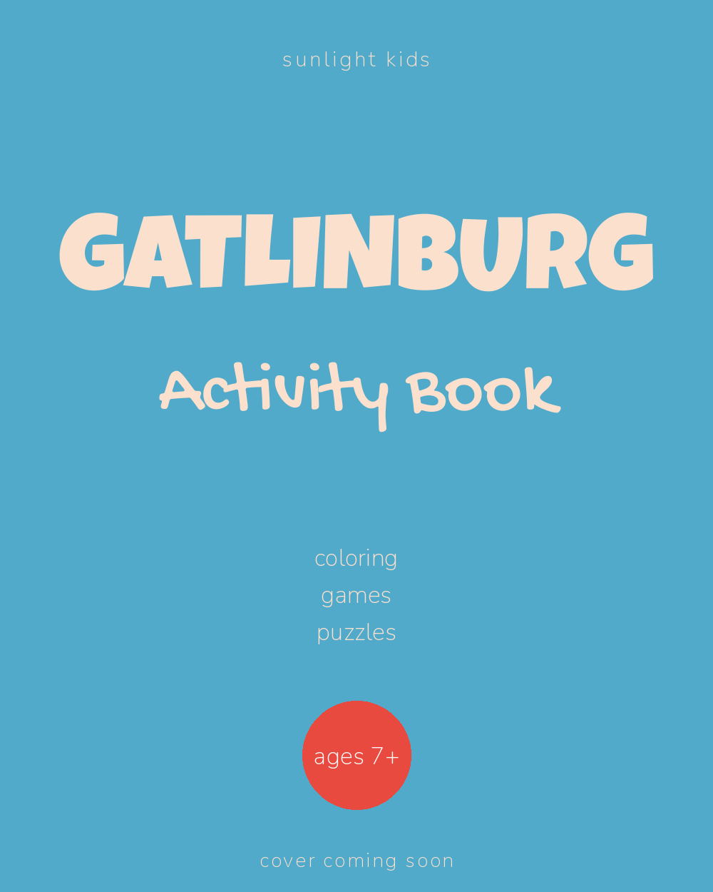 Gatlinburg Activity Book for Kids cover