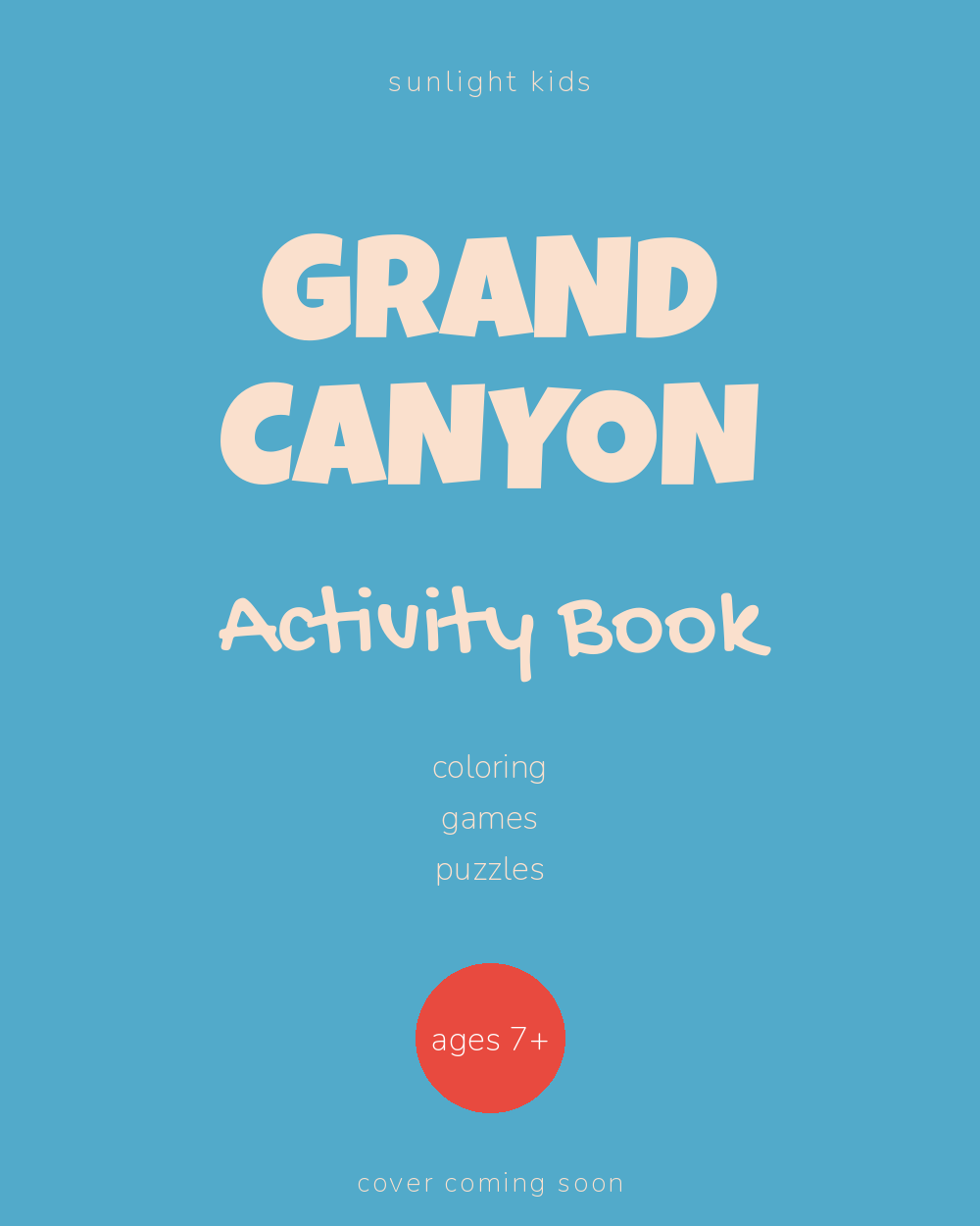 Grand Canyon Activity Book for Kids cover