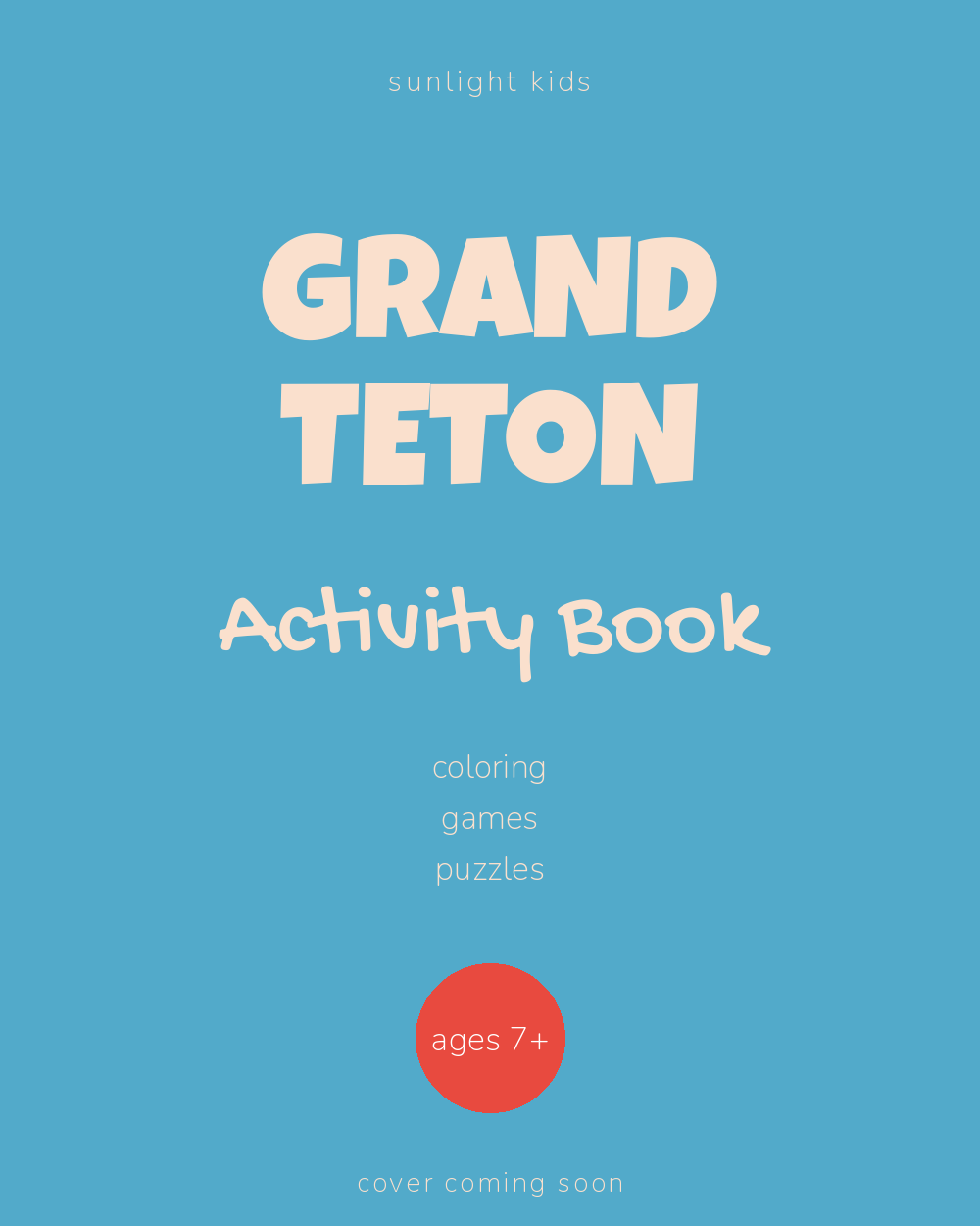 Grand Teton Activity Book for Kids cover