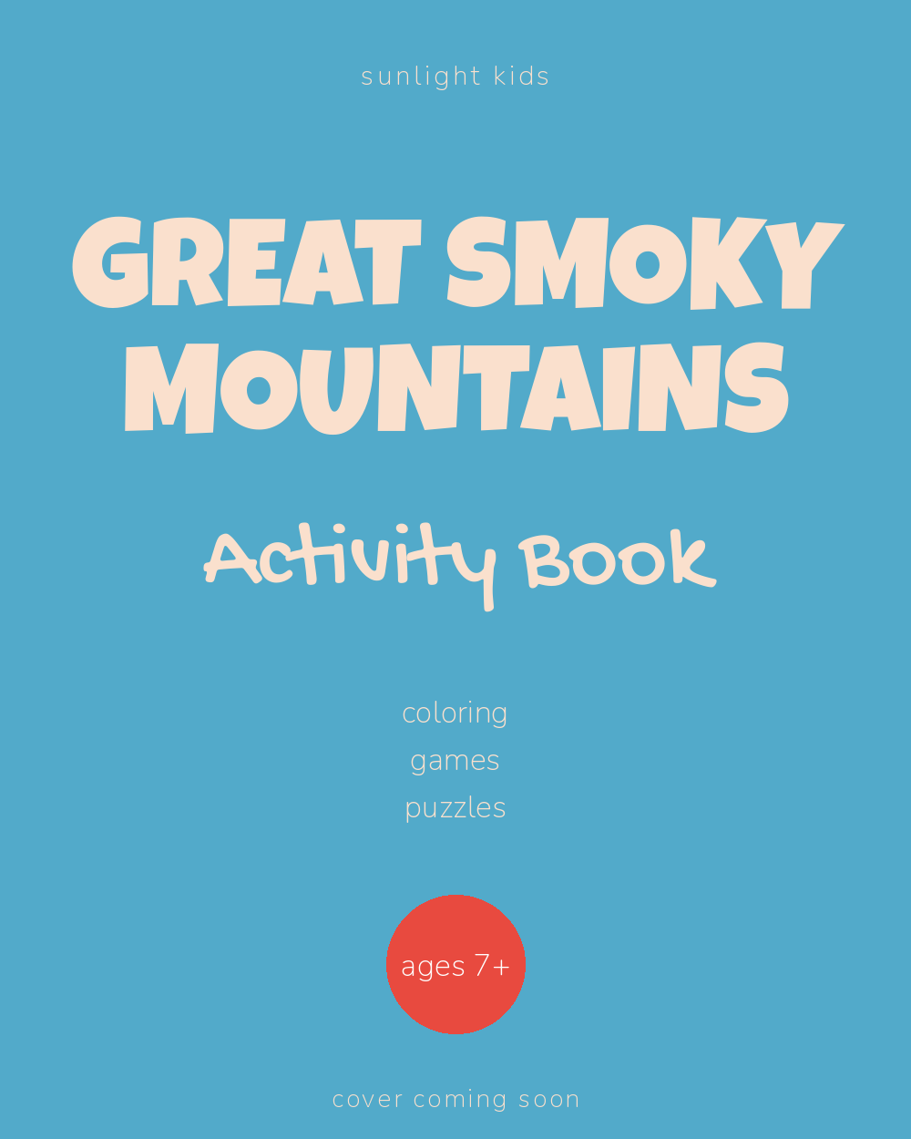 Great Smoky Mountains Activity Book for Kids cover