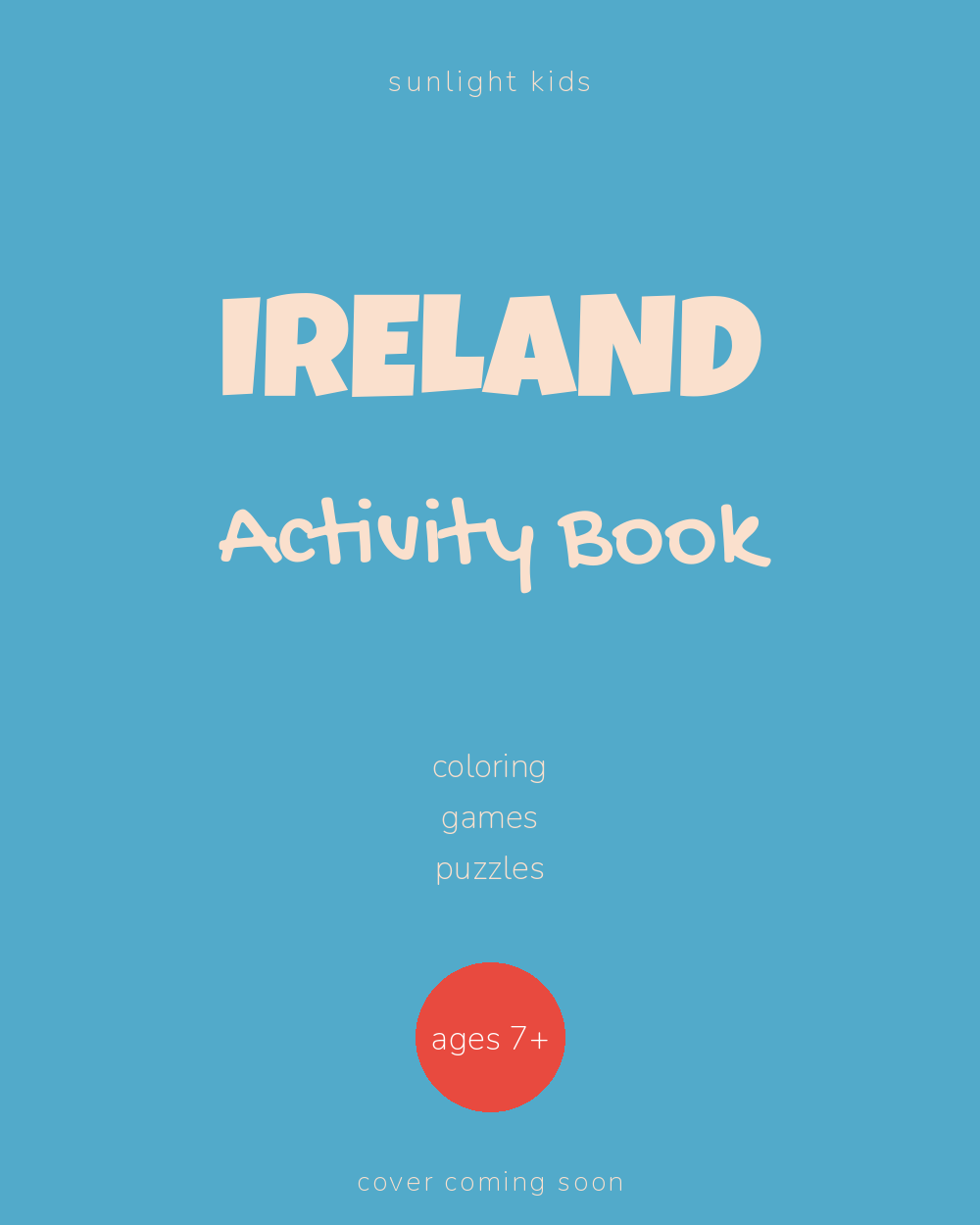 Ireland Activity Book for Kids cover