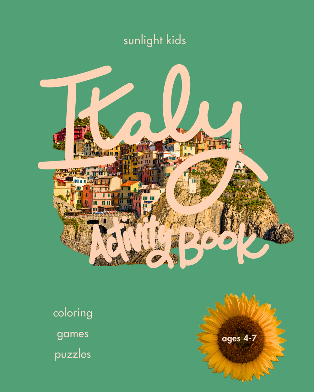 Italy Activity Book for Kids cover
