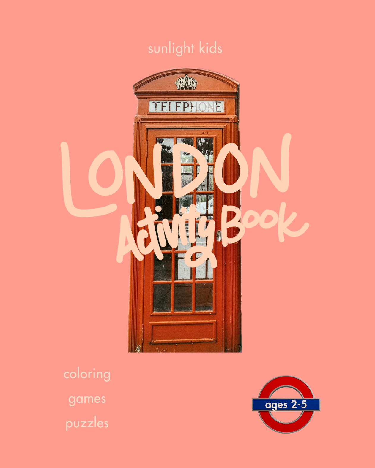 London Activity Book for Kids (Ages 2–5) cover