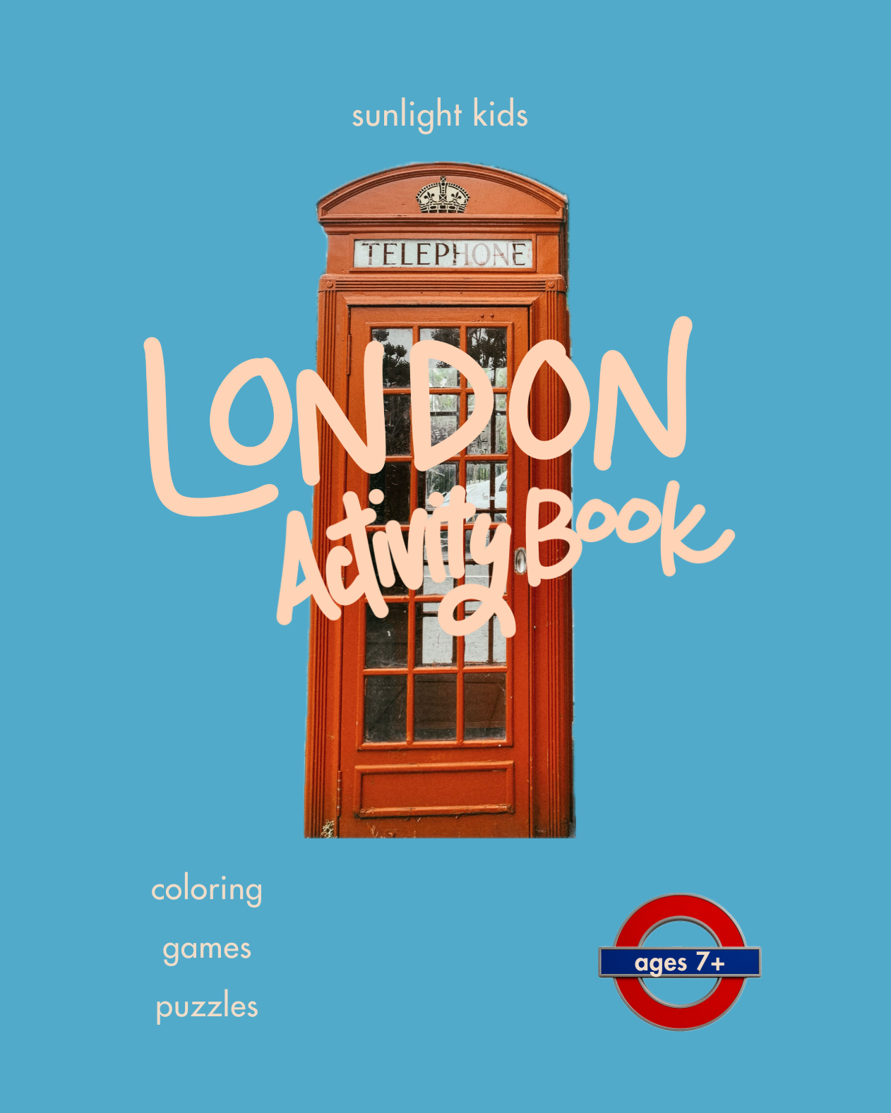 London Activity Book for Kids (Ages 7+) cover