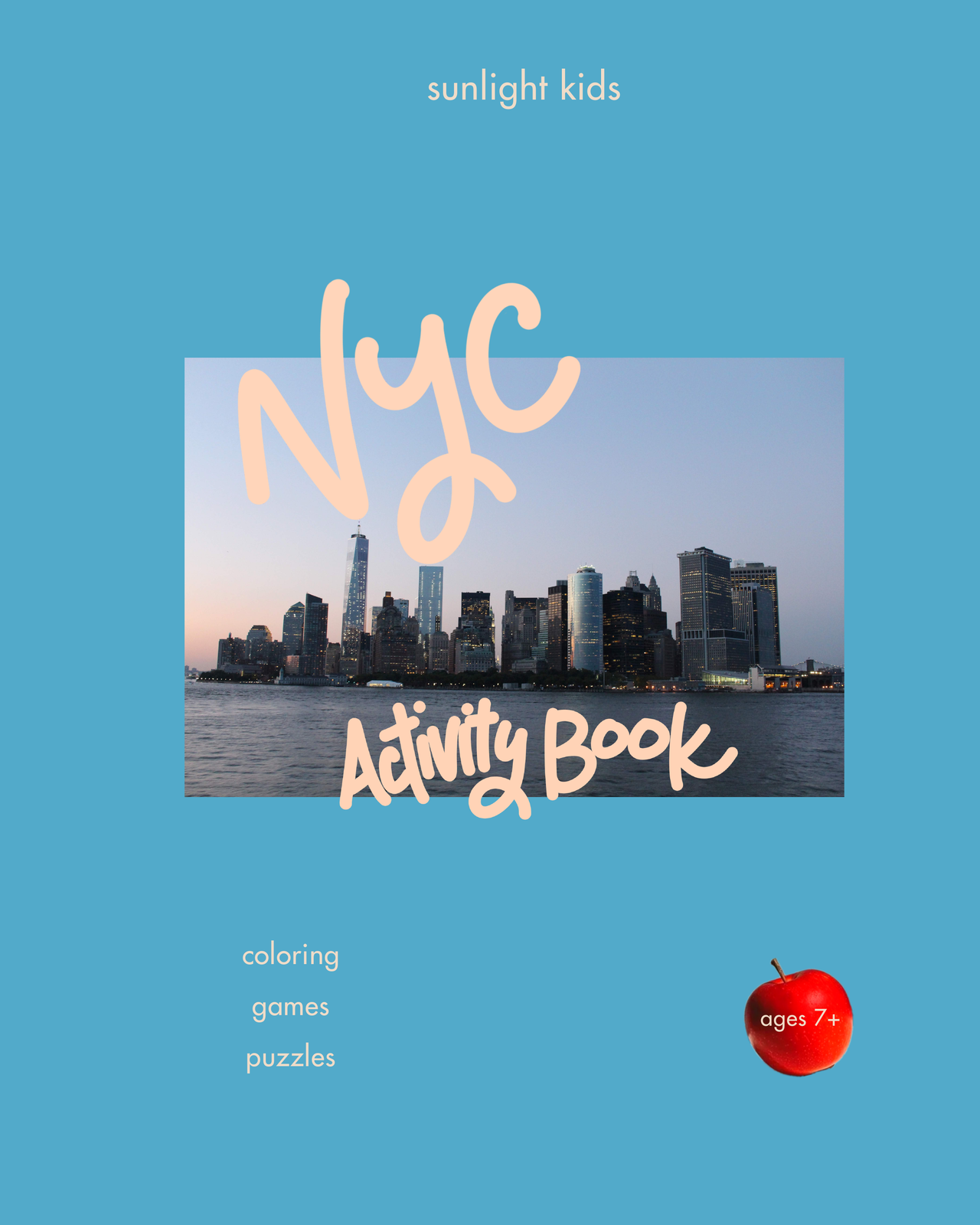 New York Activity Book for Kids (Ages 7+) cover