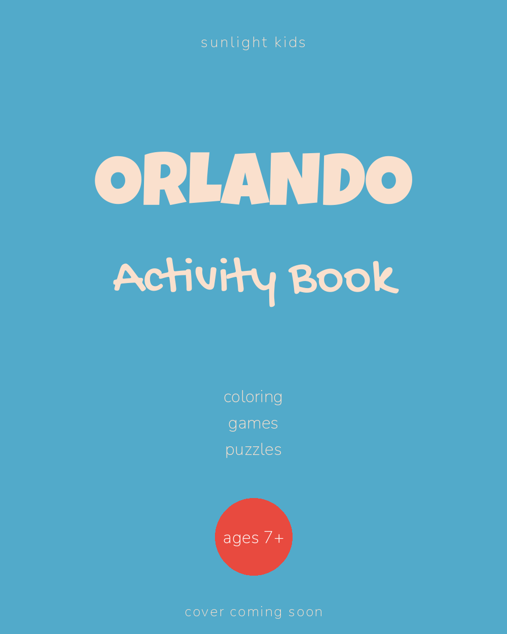 Orlando Activity Book for Kids cover