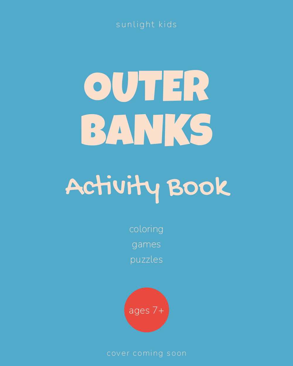 Outer Banks Activity Book for Kids cover