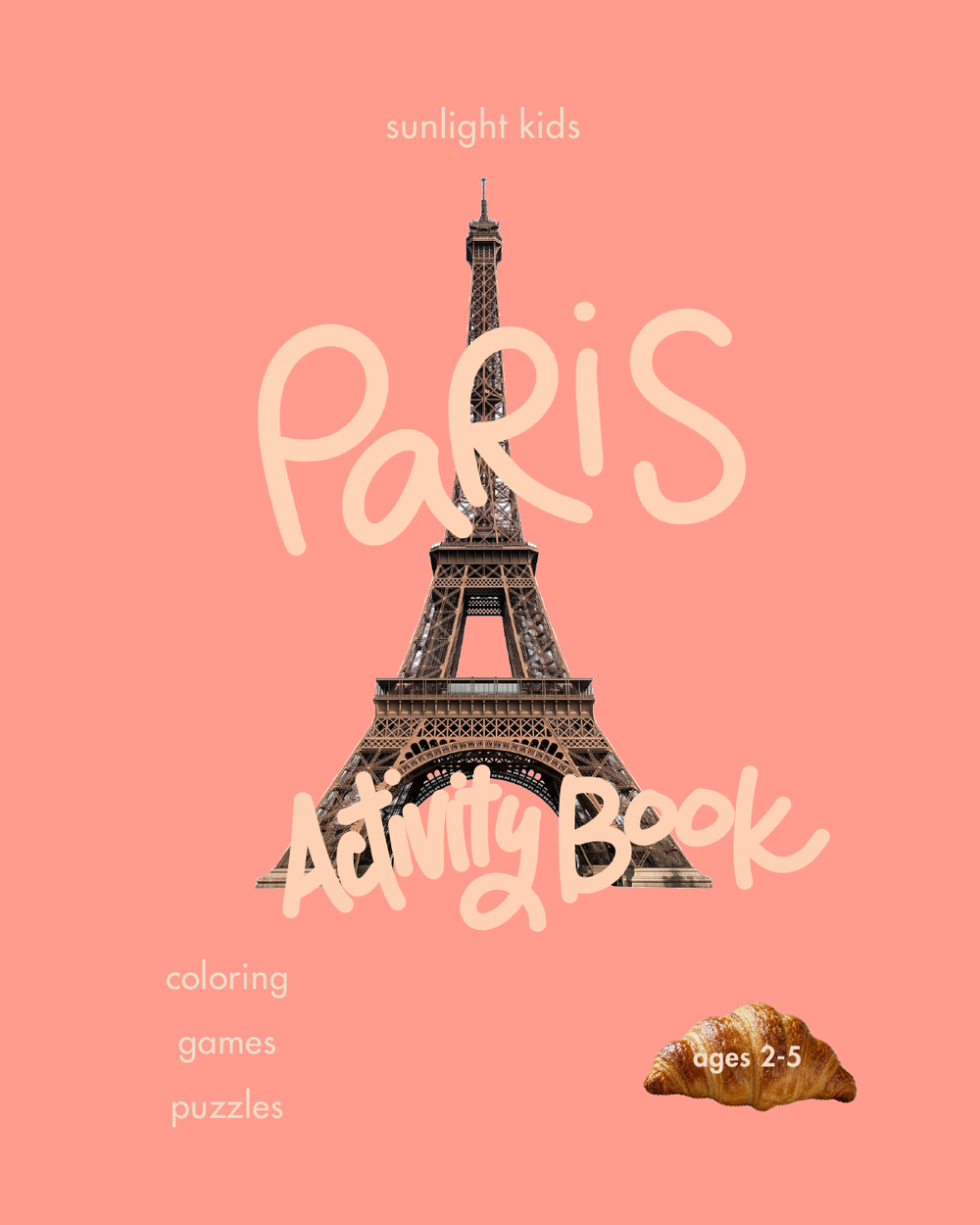 Paris Activity Book for Kids cover