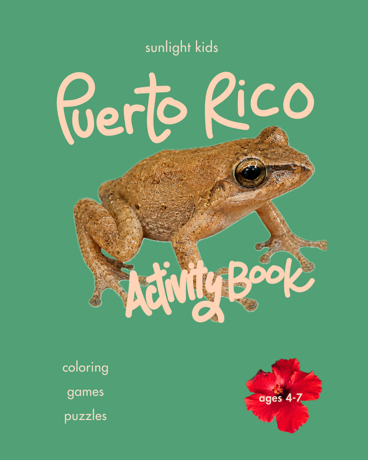 Puerto Rico Activity Book for Kids (Ages 4–7) cover