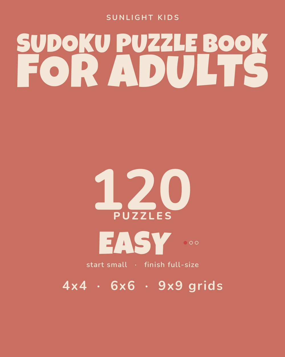 Sudoku Puzzle Book for Adults: Easy cover