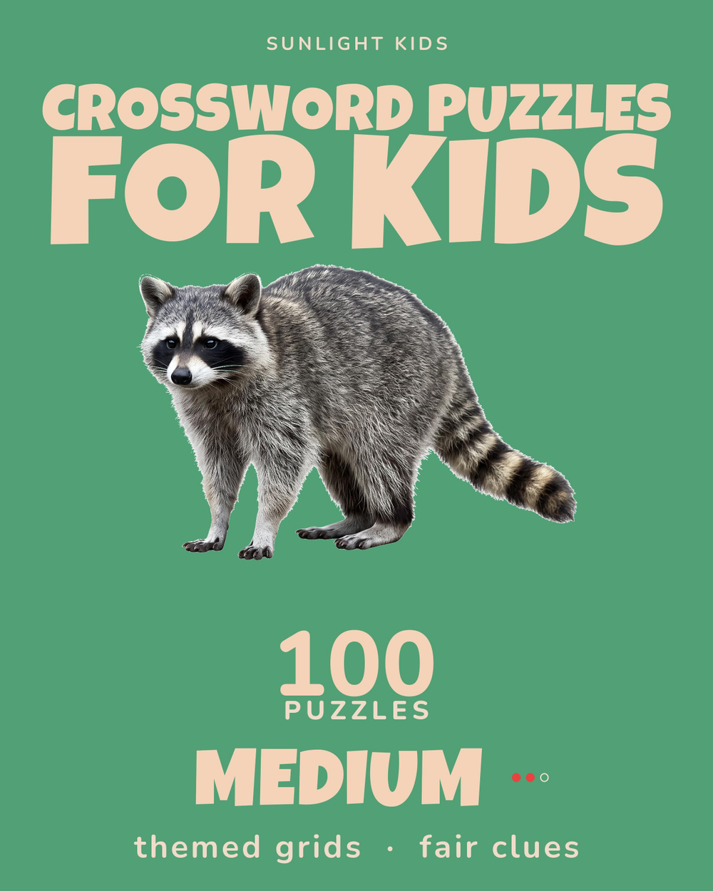 Crossword Puzzles for Kids: Medium cover