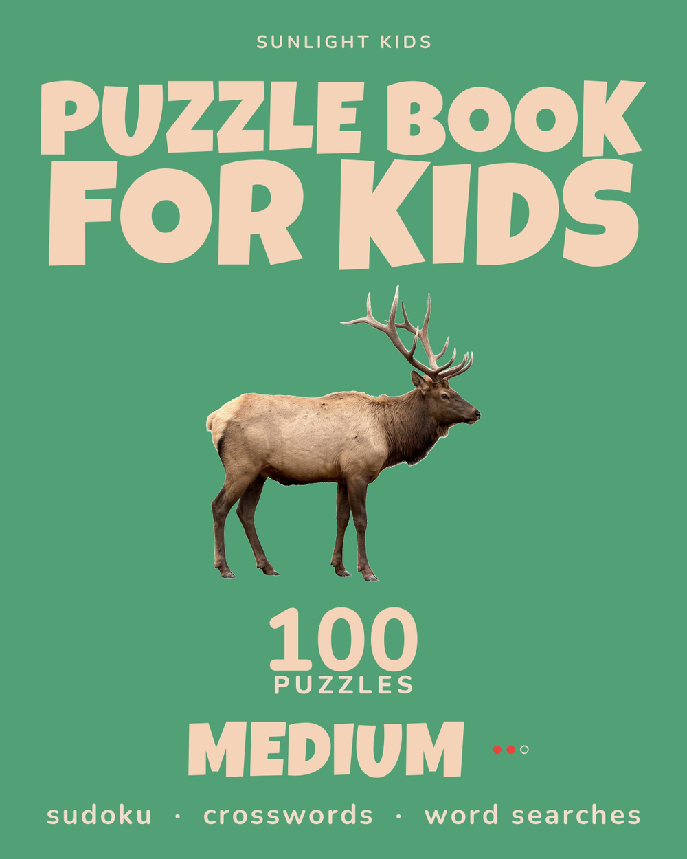 Puzzle Book for Kids: Medium cover