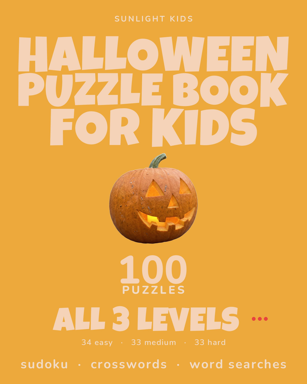 Halloween Puzzle Book for Kids cover