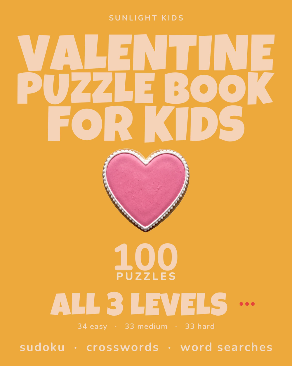 Valentine Puzzle Book for Kids cover