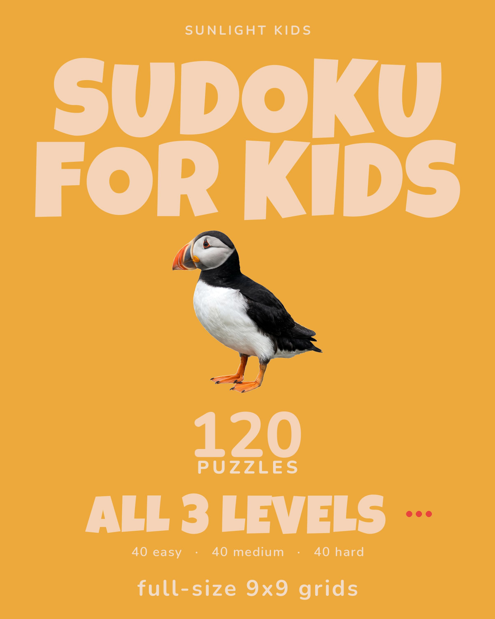Sudoku for Kids: Easy, Medium & Hard cover
