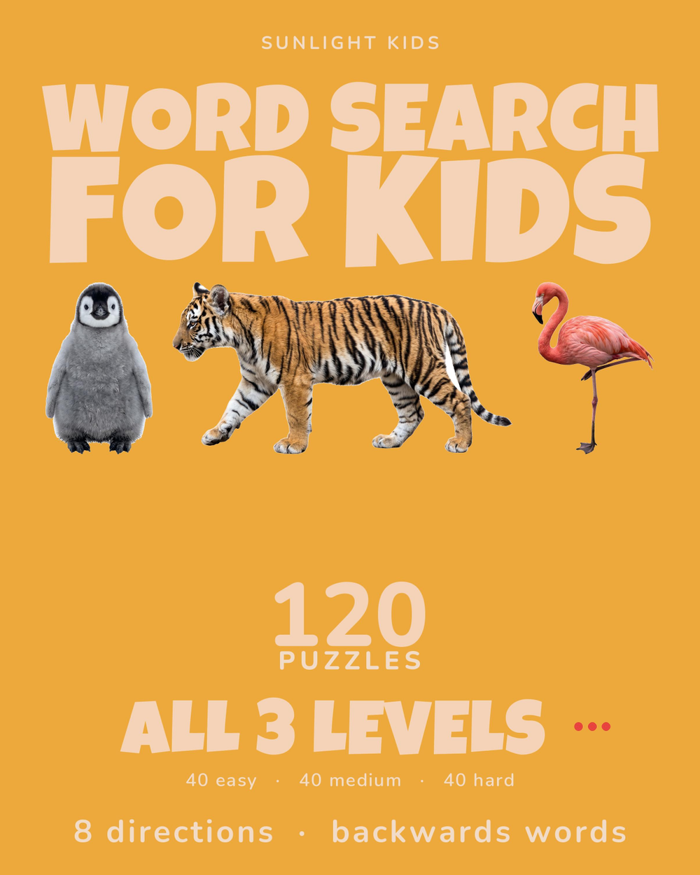 Word Search for Kids: Easy, Medium & Hard cover