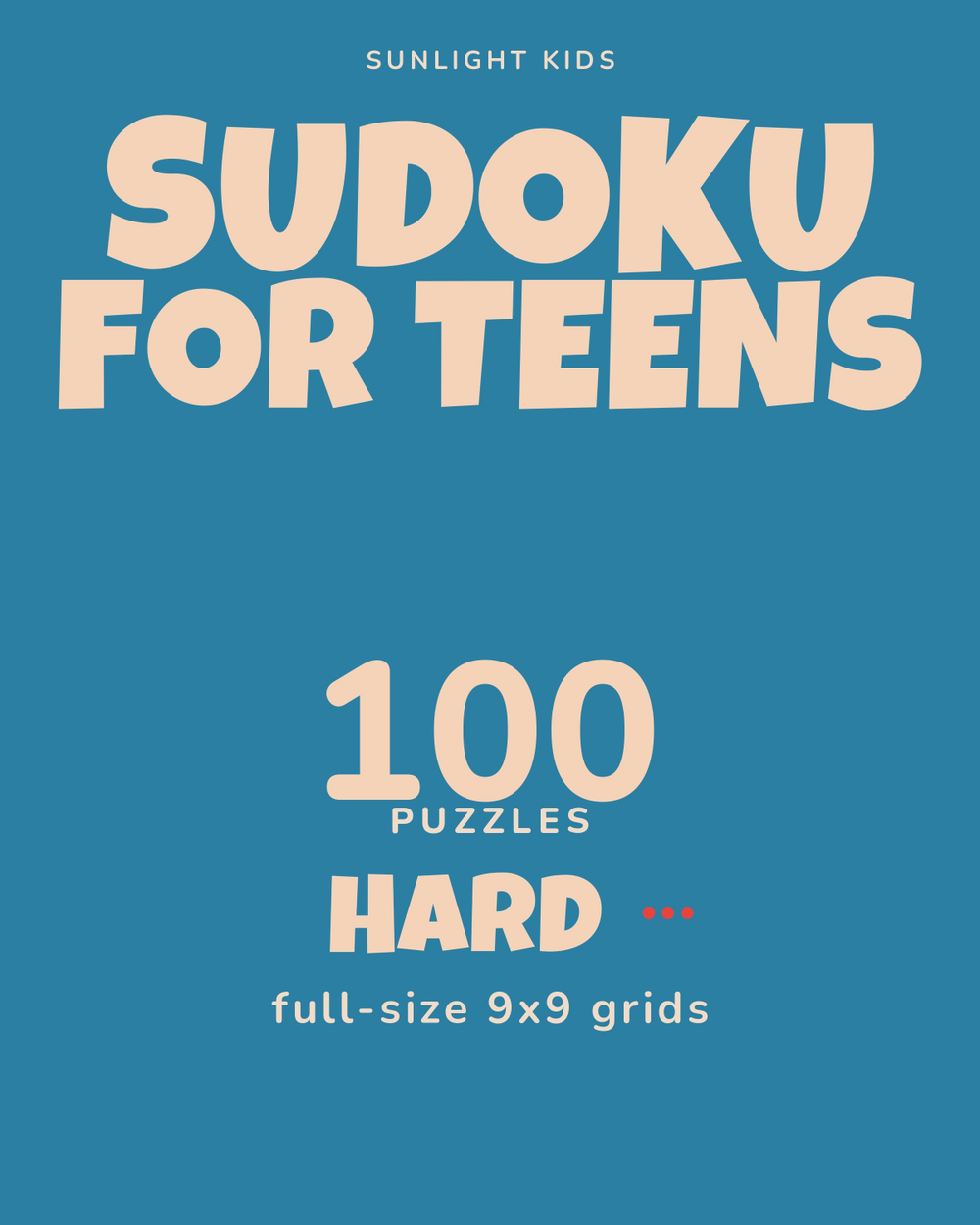 Sudoku for Teens: Hard cover