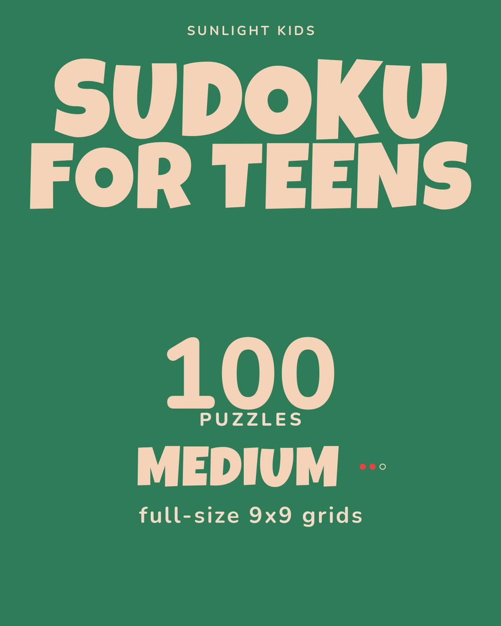 Sudoku for Teens: Medium cover