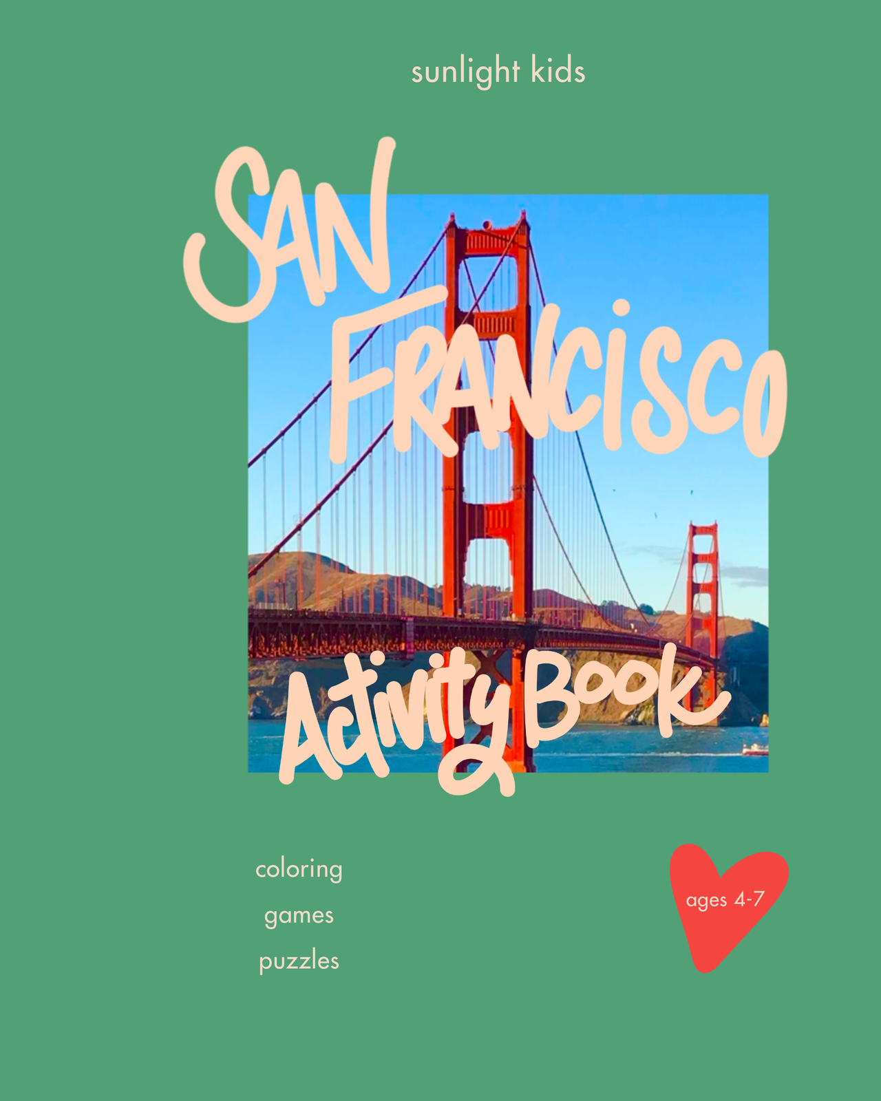 San Francisco Activity Book for Kids