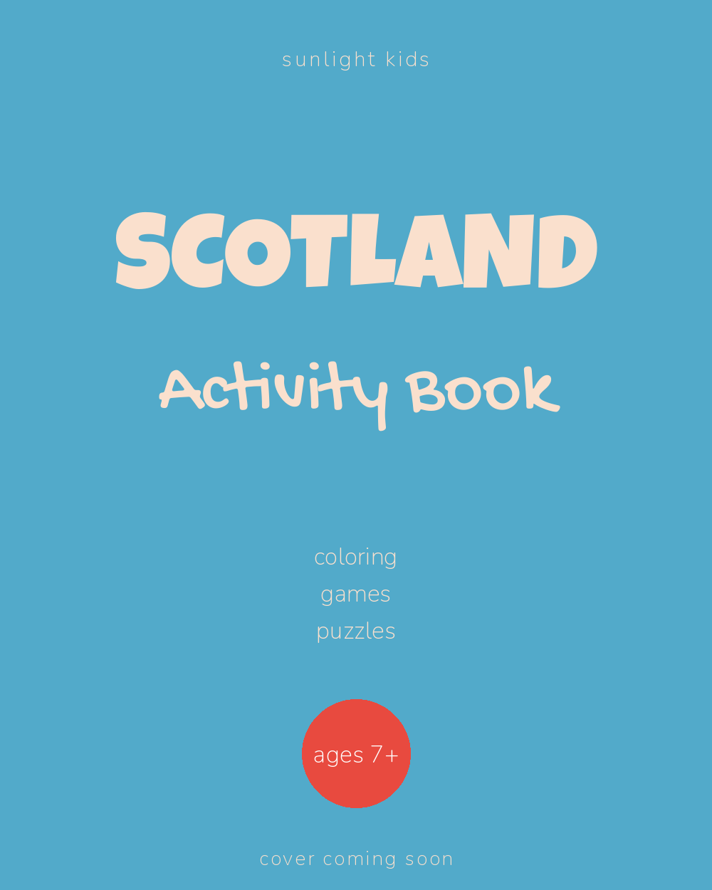 Scotland Activity Book for Kids cover