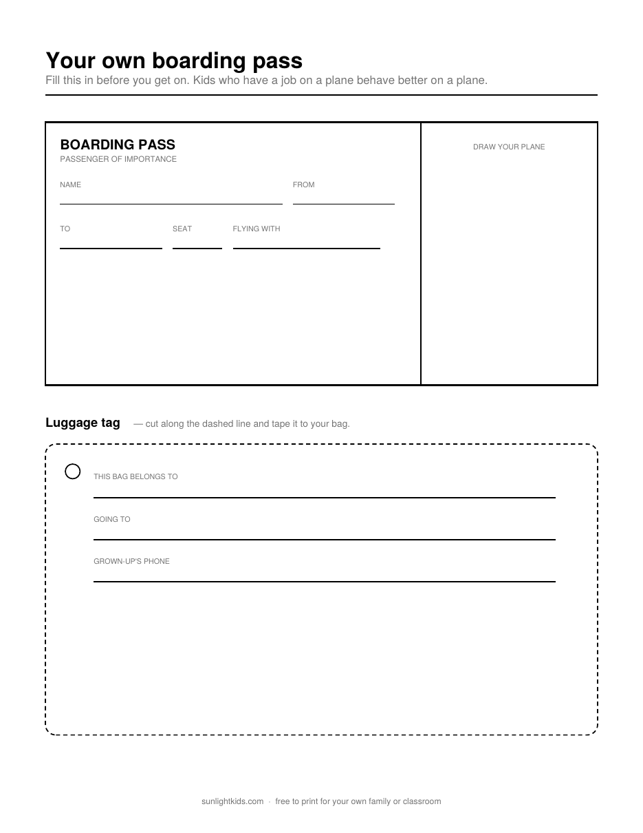 Airplane Activity Pack for Kids — Free Printable — page 1 of 14