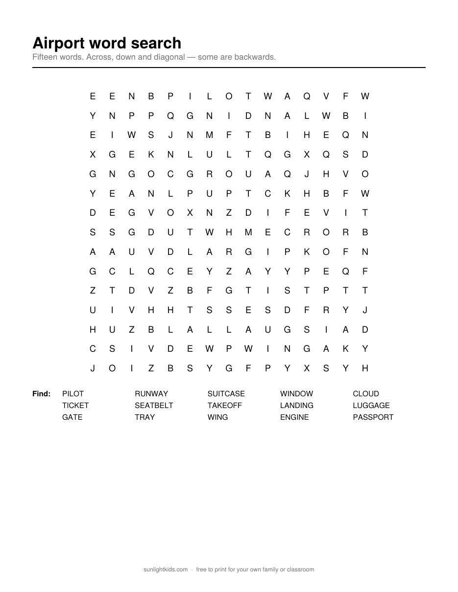Airplane Activity Pack for Kids — Free Printable — page 4 of 14