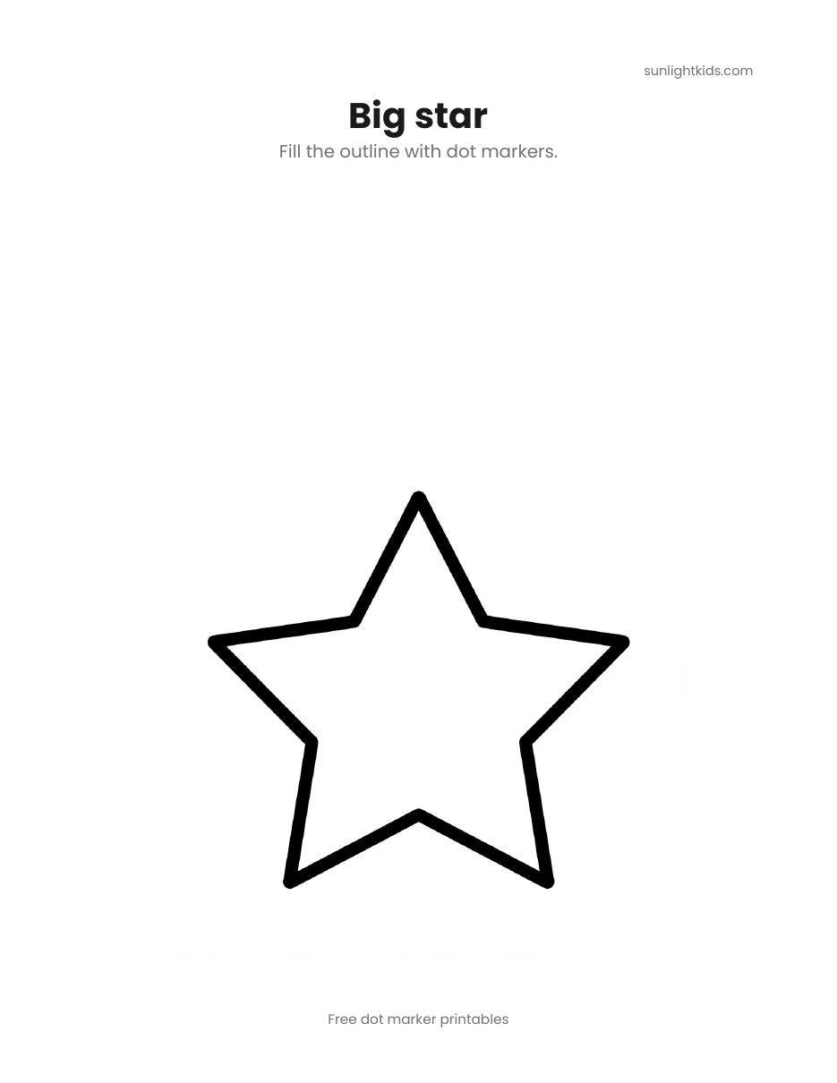 Free Printable Dot Marker Pages for Toddlers — page 2 of 20